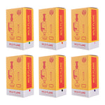 Lollipop Wild Flame 2-in-1 Puffco Peak Glass Attachment & Straw
