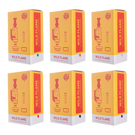 Lollipop Wild Flame 2-in-1 Puffco Peak Glass Attachment & Straw