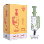 Lollipop Wild Flame 2-in-1 Puffco Peak Glass Attachment & Straw