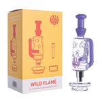Lollipop Wild Flame 2-in-1 Puffco Peak Glass Attachment & Straw