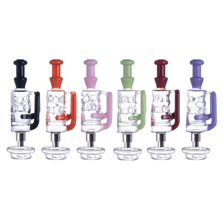 Lollipop Wild Flame 2-in-1 Puffco Peak Glass Attachment & Straw