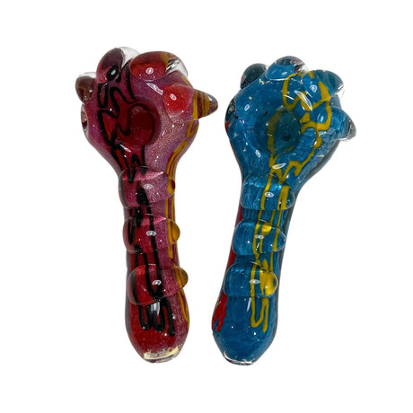 6" Swril Design Nubs Hand Pipe