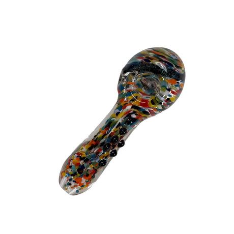 5" Multi-Color Frit Dotted Hand Pipe