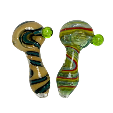 4" Swril With Nub Design Hand Pipe