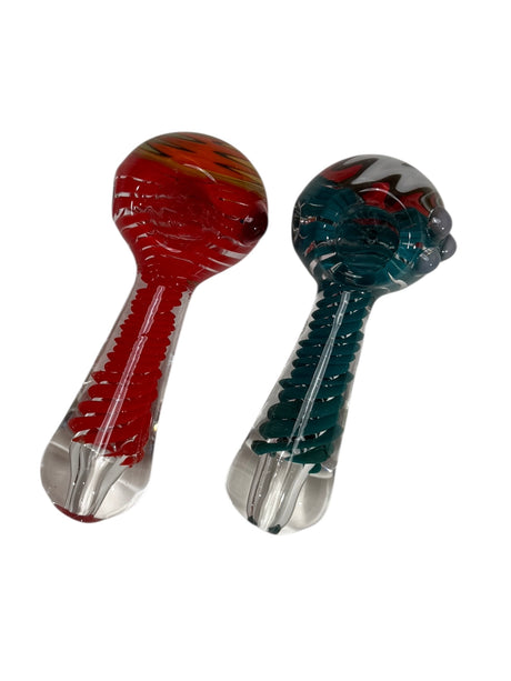 5" Spiral Design Wigwag Hand Pipe