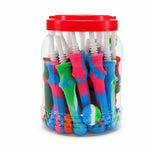 4" Silicone With Lid NC Straw