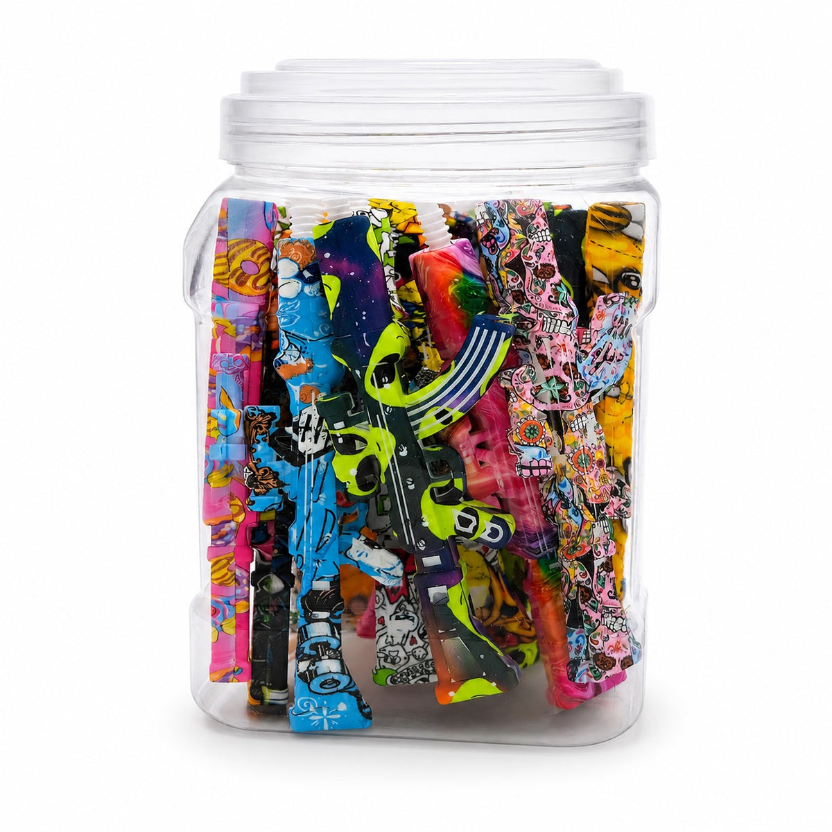 Silicone AK-47 NC Honey Straw  Printed