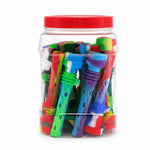 5.5" Silicone Torch Shaped NC Straw