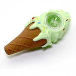 4" Colorful Ice-Cream Shaped Silicone Pipe - Cali Cloudx Inc