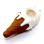 4" Colorful Ice-Cream Shaped Silicone Pipe - Cali Cloudx Inc
