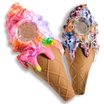 4 Colorful Ice Cream Shaped Silicone Hand Pipe