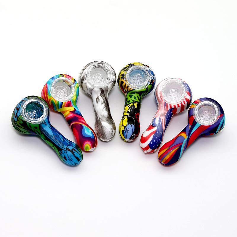 3" Silicone Printed Pipe - Cali Cloudx Inc