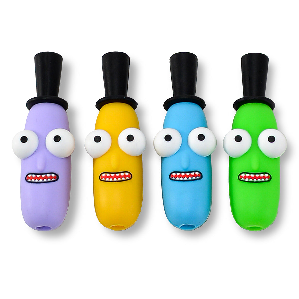 4.5" Silicone Big Eyes Hand Pipe