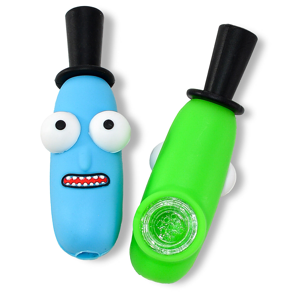 4.5" Silicone Big Eyes Hand Pipe