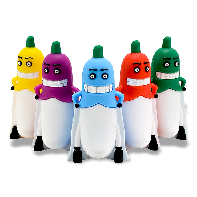 4.5" Silicone Character Pipe
