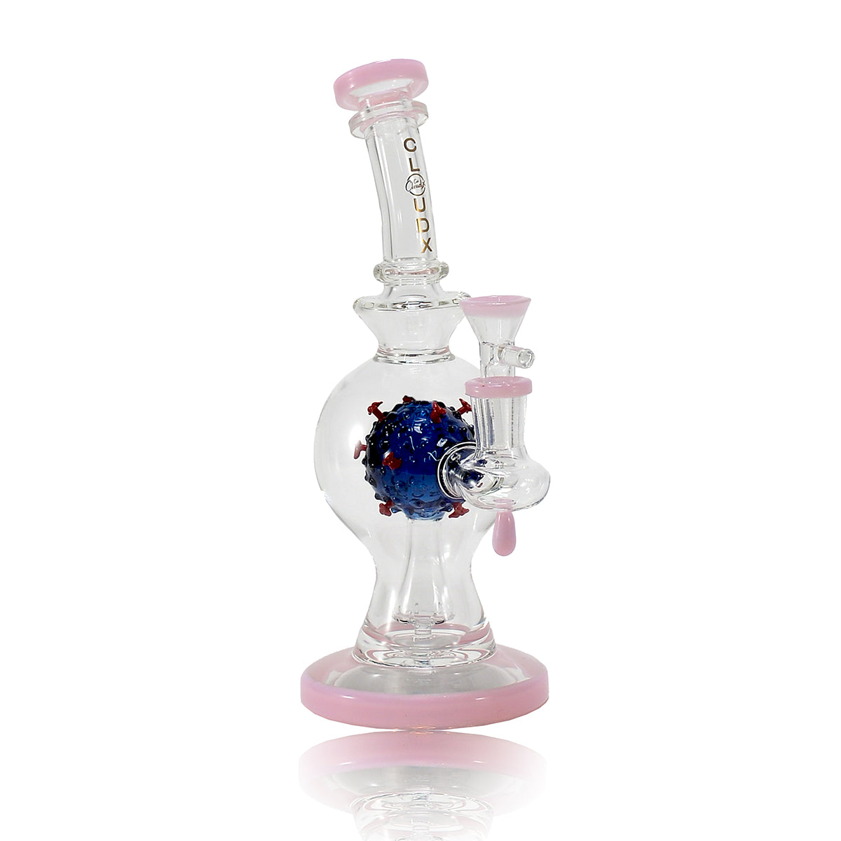 10” Corona Perc Waterpipe- Cali Cloudx