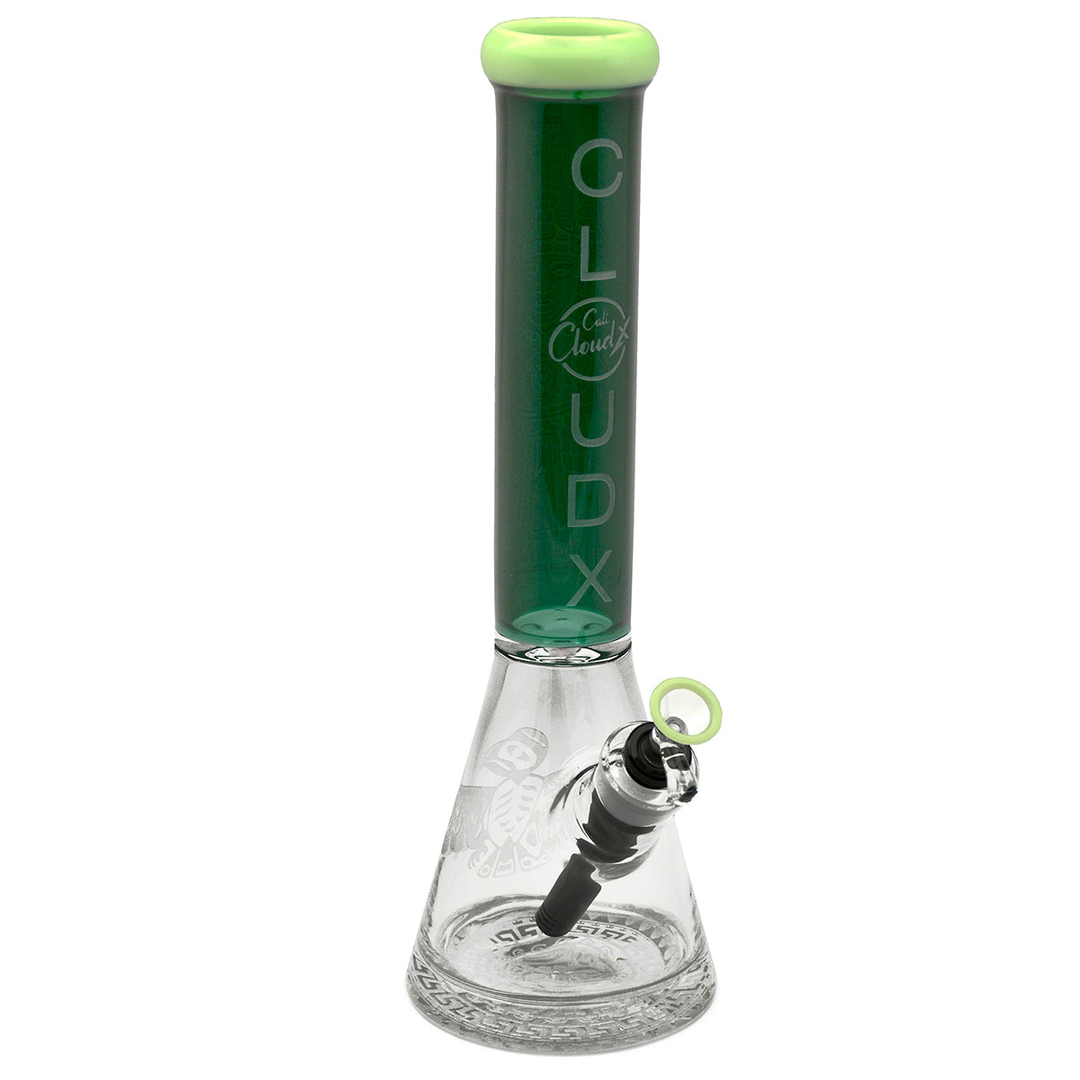 15 Engraved Design 9Mm Base Beaker By Cali Cloudx