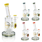 12" Zig-Zag Art with Percolator Waterpipe