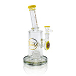 12" Zig-Zag Art with Percolator Waterpipe