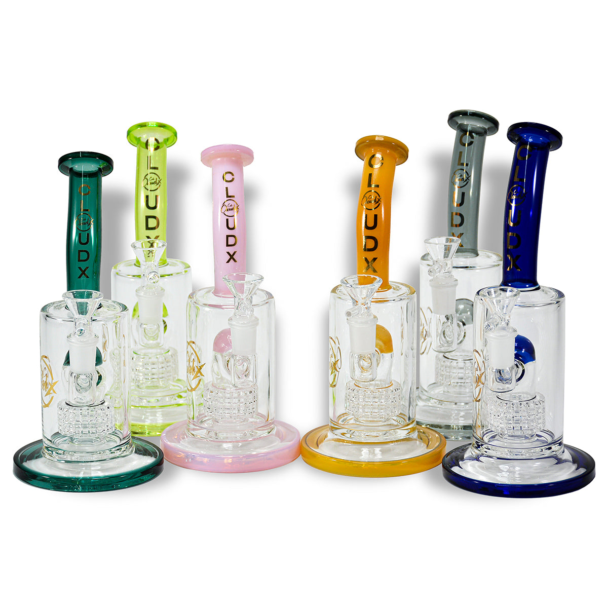 8 Color Handle Shower Head Water Pipe By Cali Cloudx Glass