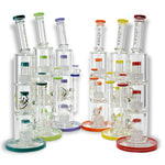 16 Triple Percolator Shower-Head 9Mm Thick Water Pipe By Cali Cloudx