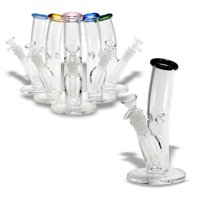 8" Slanted Glass Waterpipe