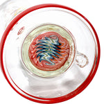 15 Us Color Zigzag Art 8Mm Thick Water Pipe By Cali Cloudx Glass Waterpipe
