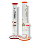 14 Double Honey Comb Straight Water Pipe By Cali Cloudx