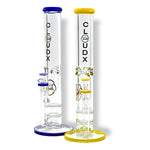 14 Double Honey Comb Straight Water Pipe By Cali Cloudx
