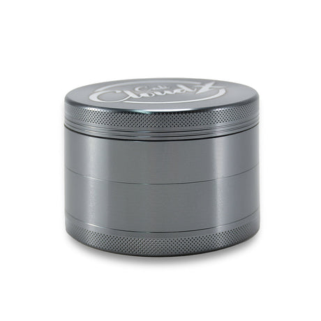 90Mm Round Cali Cloudx Aluminum Grinder Silver