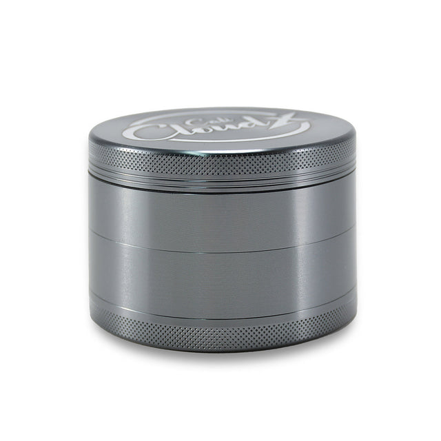 90Mm Round Cali Cloudx Aluminum Grinder Silver