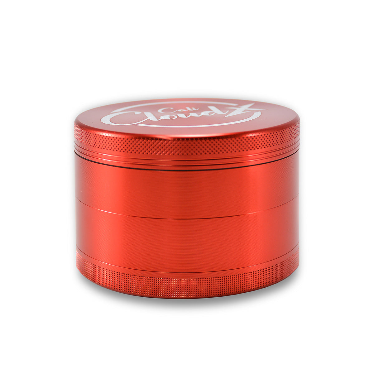 90Mm Round Cali Cloudx Aluminum Grinder Red