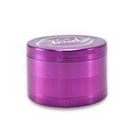 90Mm Round Cali Cloudx Aluminum Grinder Purple