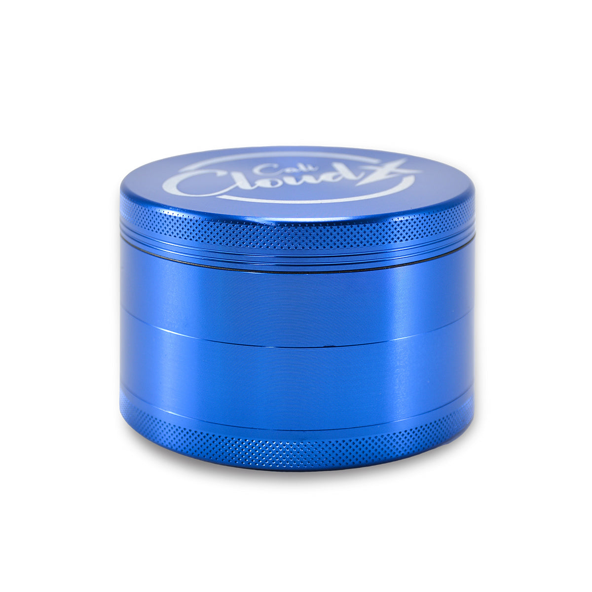 90Mm Round Cali Cloudx Aluminum Grinder Blue