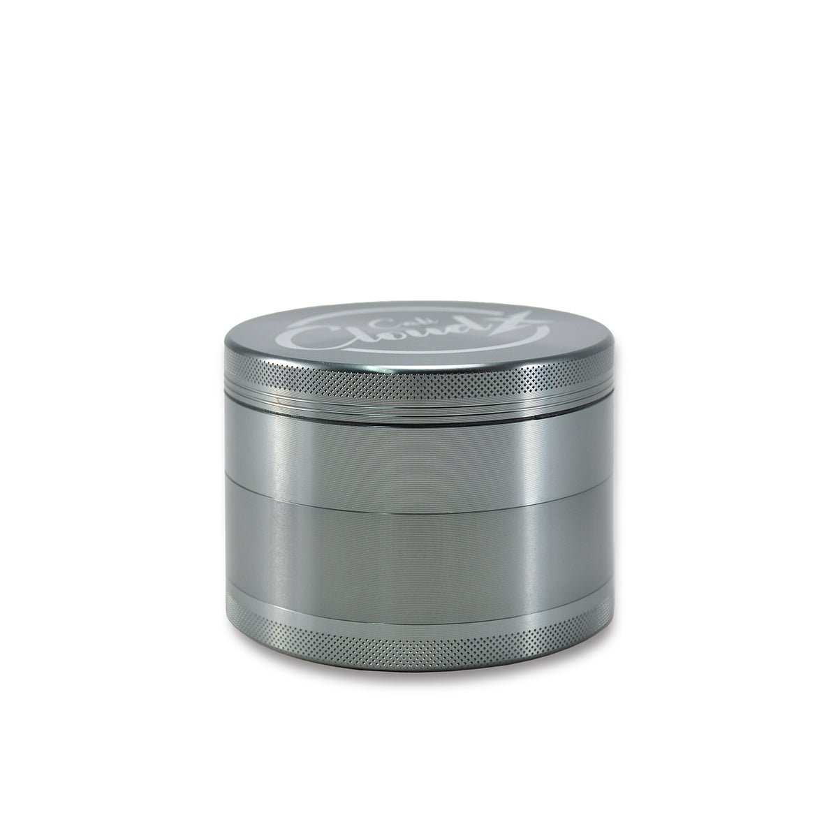 80Mm Round Cali Cloudx Aluminum Grinder Silver