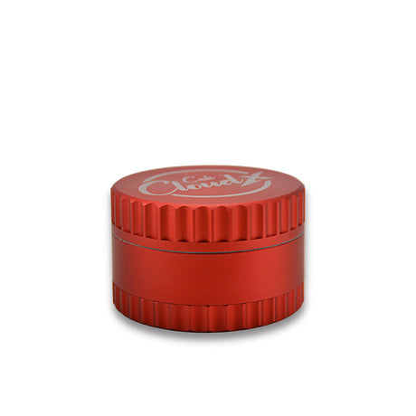 65Mm Fancy Round Cali Cloudx Chrome Grinder Red