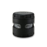 60Mm Round Aluminum & Glass Cali Cloudx Grinder Black