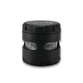 60Mm Round Aluminum & Glass Cali Cloudx Grinder Black