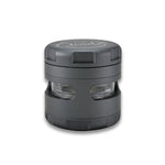 60Mm Round Aluminum & Glass Cali Cloudx Grinder Grey