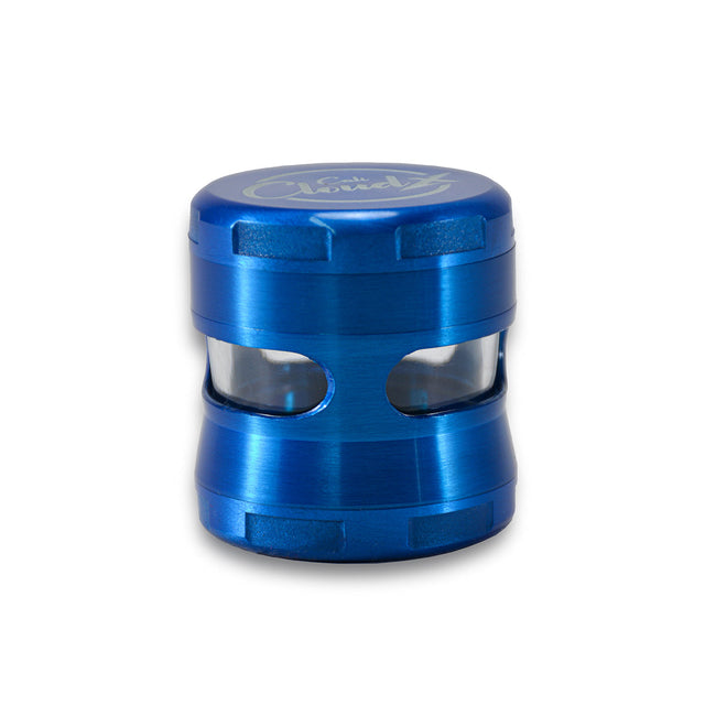 60Mm Round Aluminum & Glass Cali Cloudx Grinder