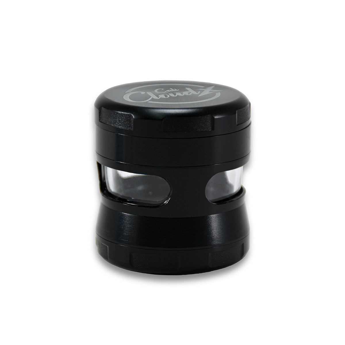 60Mm Round Aluminum & Glass Cali Cloudx Grinder