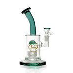 8’ Color Handle Shower Head Water Pipe By Cali Cloudx Dark Green Glass