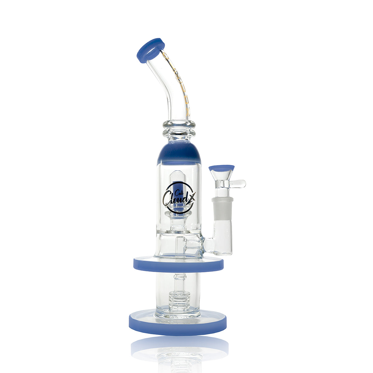 14’ Round Handle Premium Waterpipe Blue