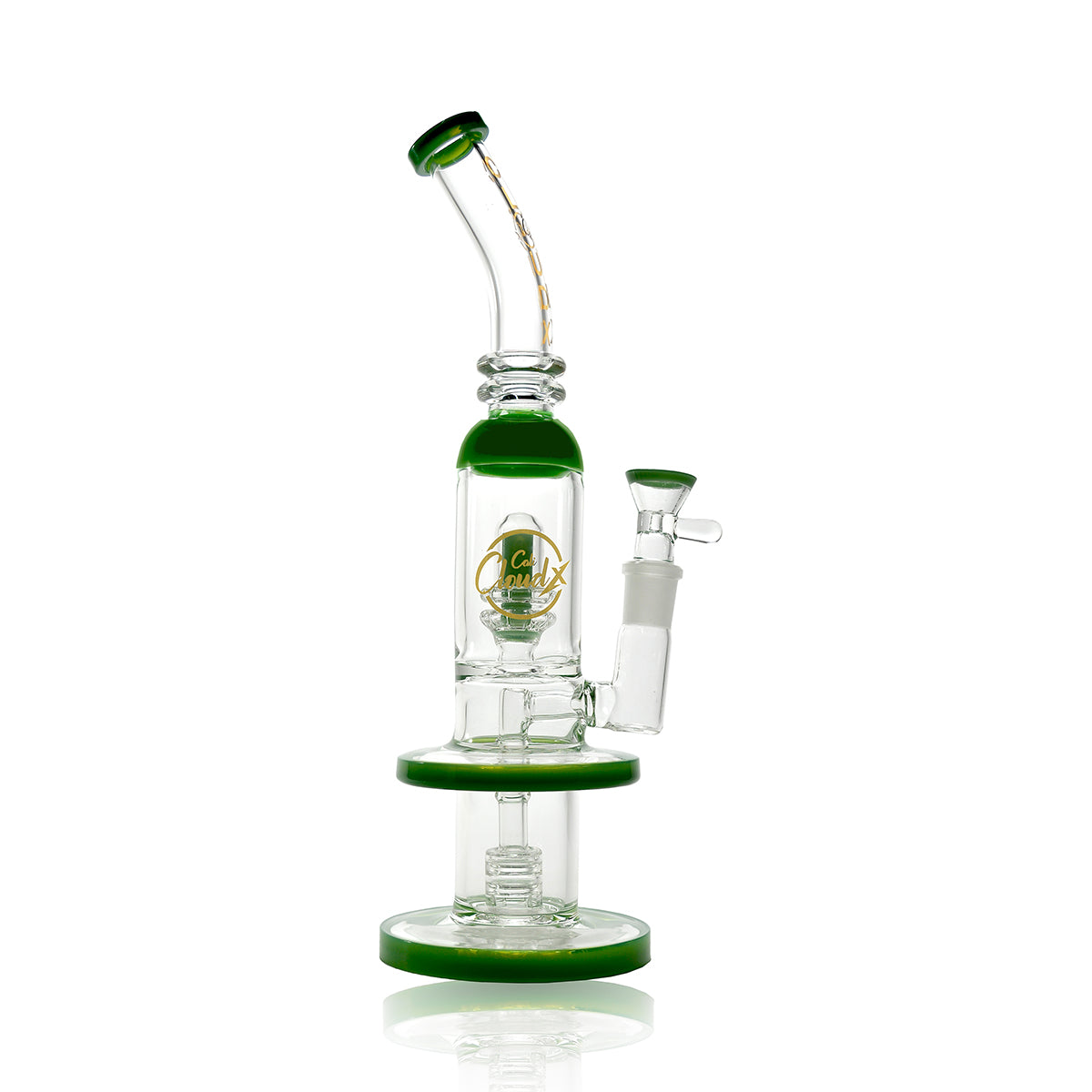 14’ Round Handle Premium Waterpipe Green