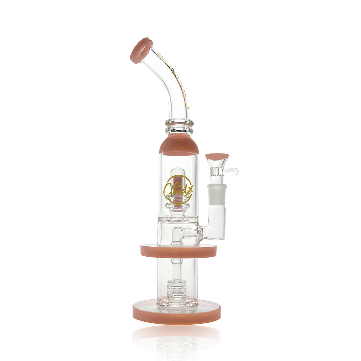 14’ Round Handle Premium Waterpipe Pink