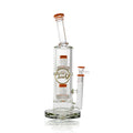 16’ Double Tree Percolator Water Pipe By Cali Cloudx Orange