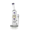 16’ Double Tree Percolator Water Pipe By Cali Cloudx Purple