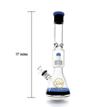 18’ Slime Color Shower Head 8Mm Thick Water Pipe By Cali Cloudx Purple Glass Waterpipe