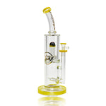 15’ Us Color Zigzag Art 8Mm Thick Water Pipe By Cali Cloudx Glass Waterpipe
