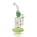 11’ Skull Design 8Mm Thick Heavy Water Pipe By Cali Cloudx Light Green